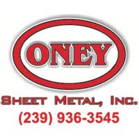 oney sheet metal|oney sheet metal ft myers.